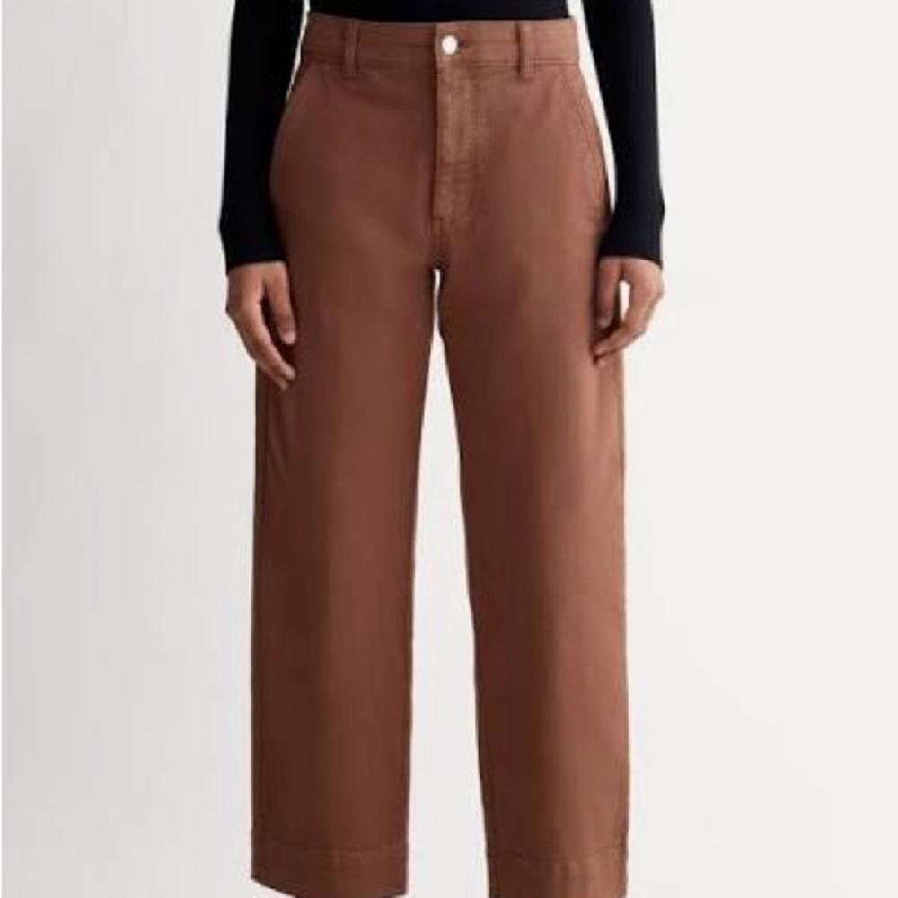 Everlane Utility Straight Leg Pants Rosewood